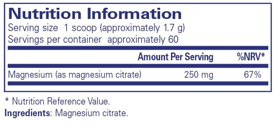 Pure Encapsulations Magnesium Powder 107g