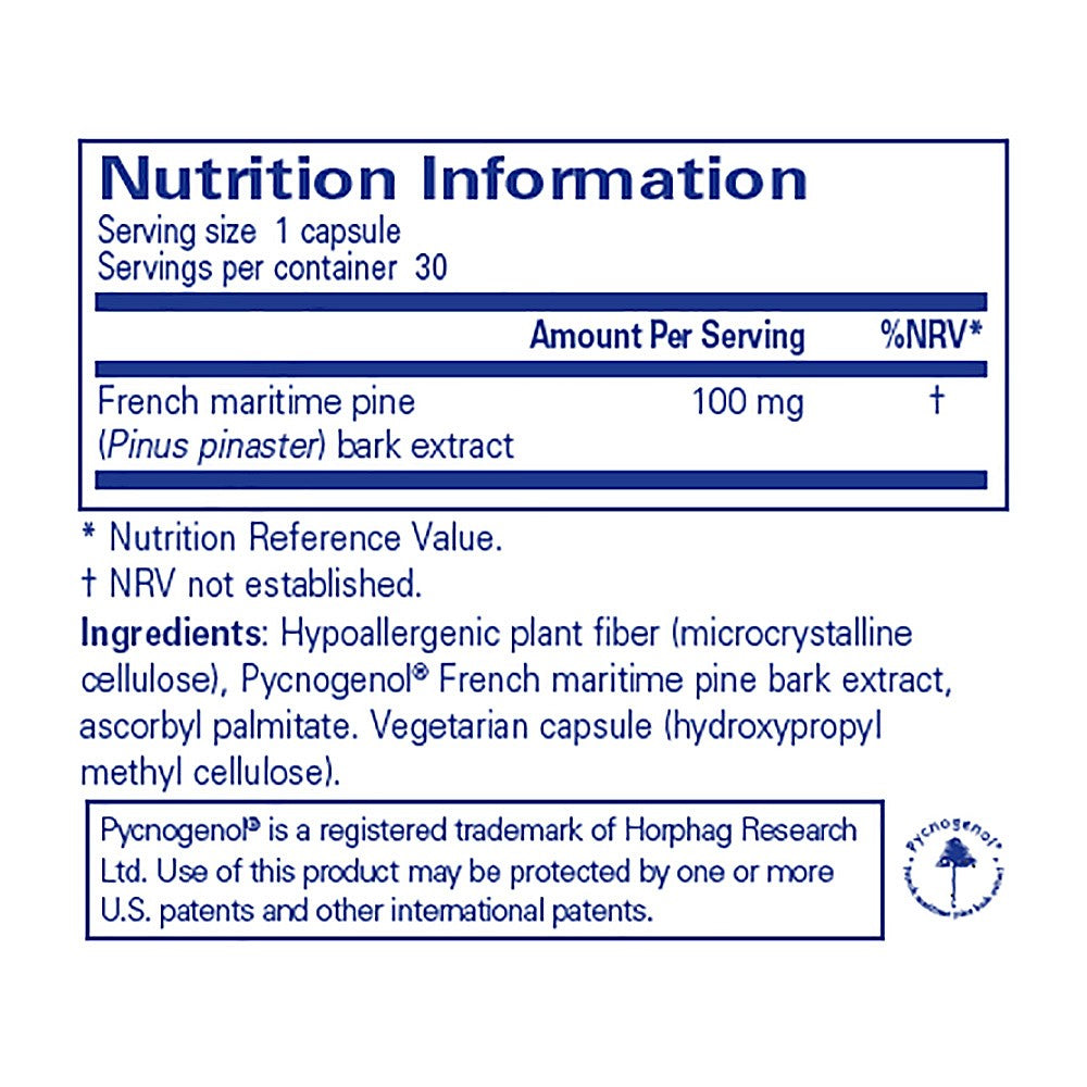 Pure Encapsulations Pycnogenol 100 MG 30 caps