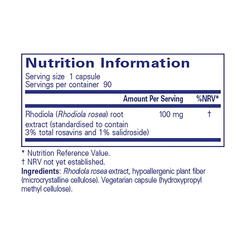 Pure Encapsulations Rhodiola Rosea 90 caps