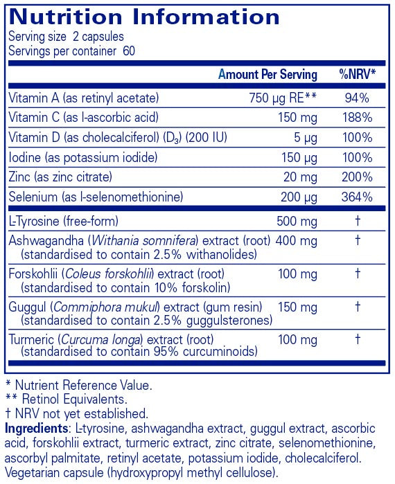 Pure Encapsulations Thyroid Support Complex 120 caps