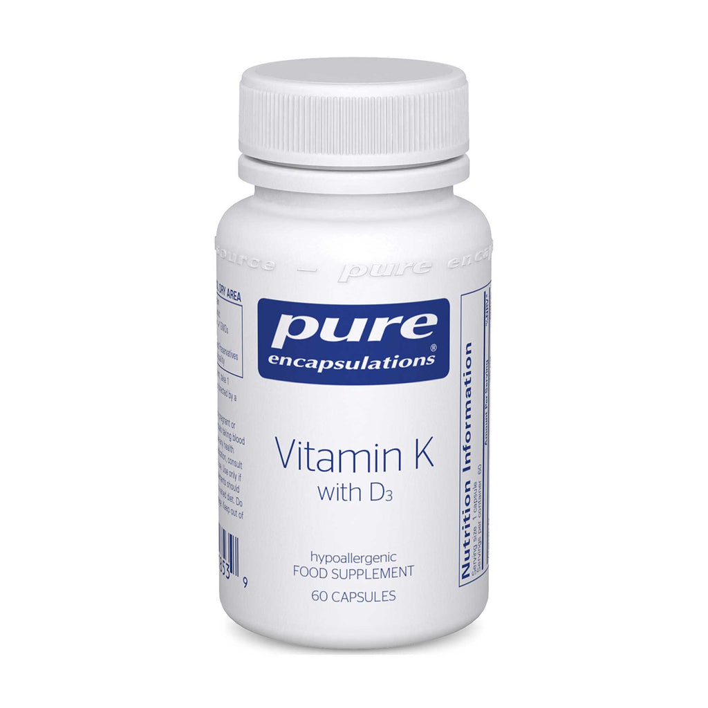 Pure Encapsulations Vitamin K with D3 60 caps