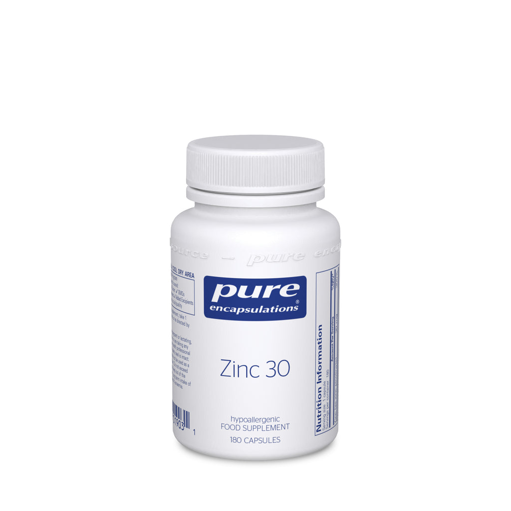 Pure Encapsulations Zinc 30 180 caps