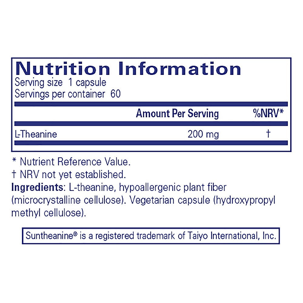 Pure Encapsulations l-Theanine 60