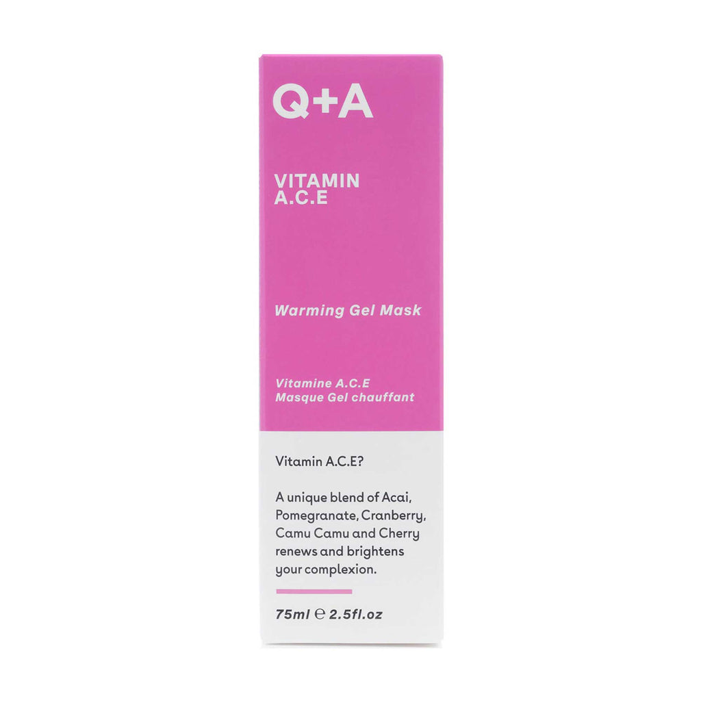 Q+A Vitamin A.C.E Warming Gel Face Mask 75ml