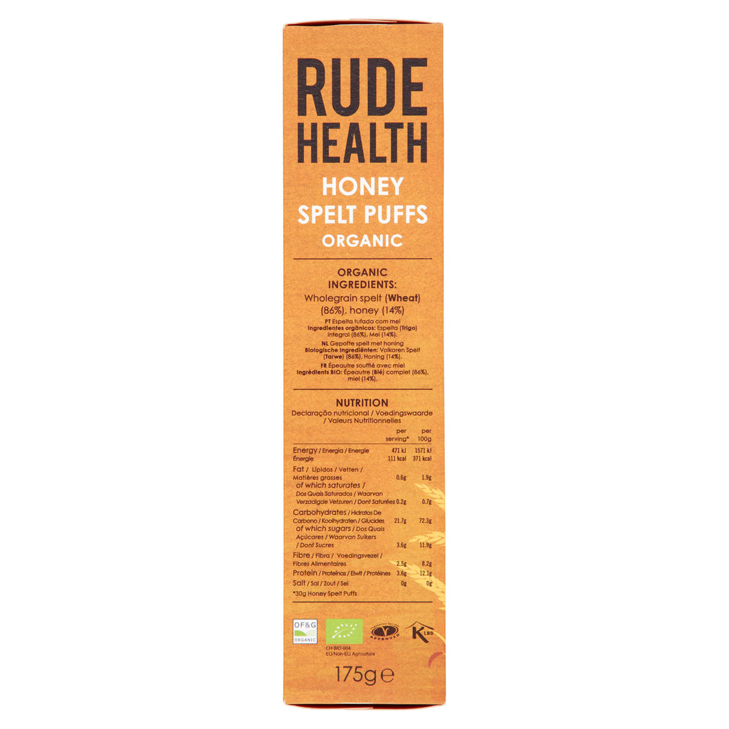 Rude Health Honey Spelt Puffs 175g