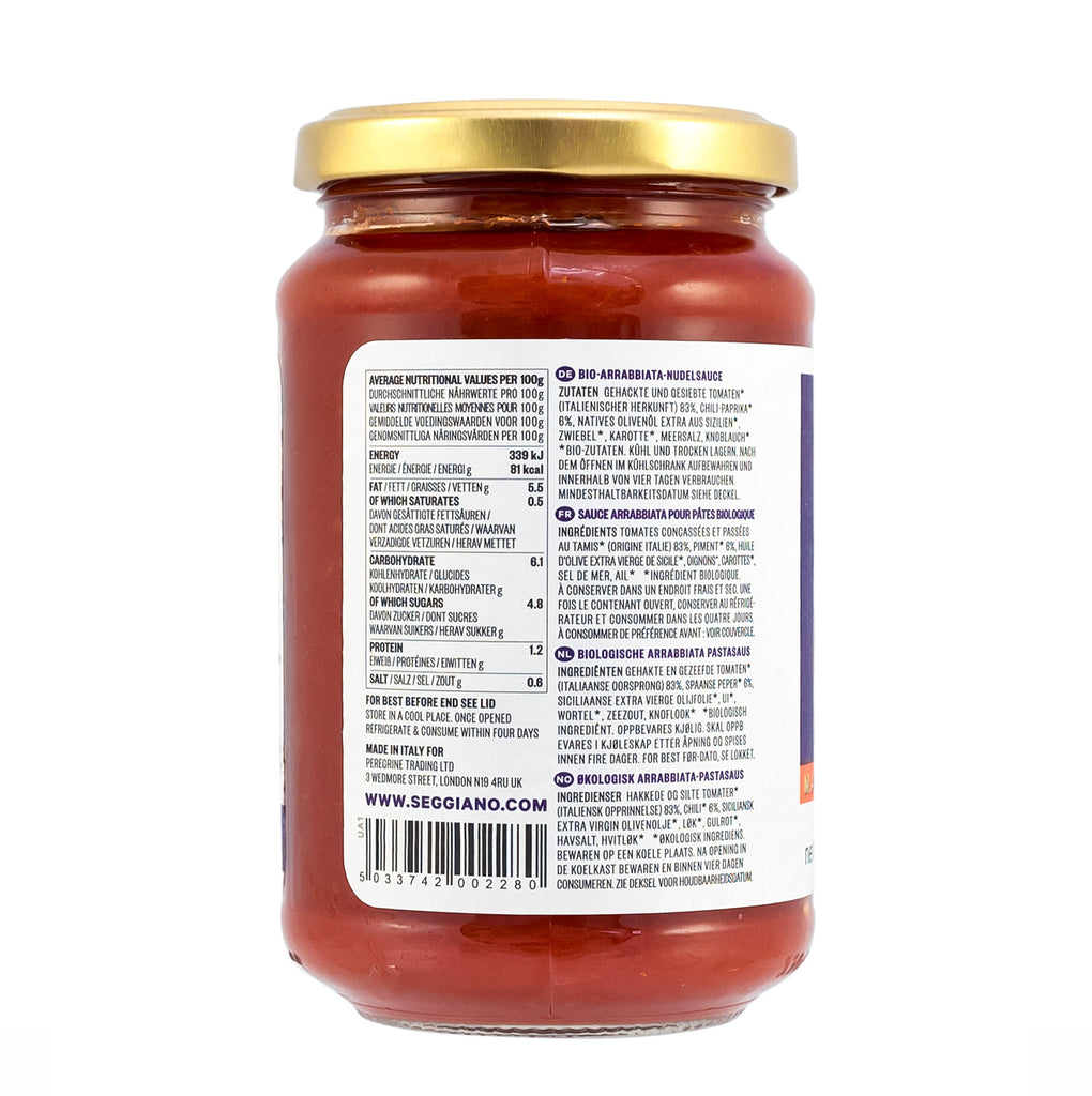 Seggiano Arrabbiata Pasta Sauce 350g