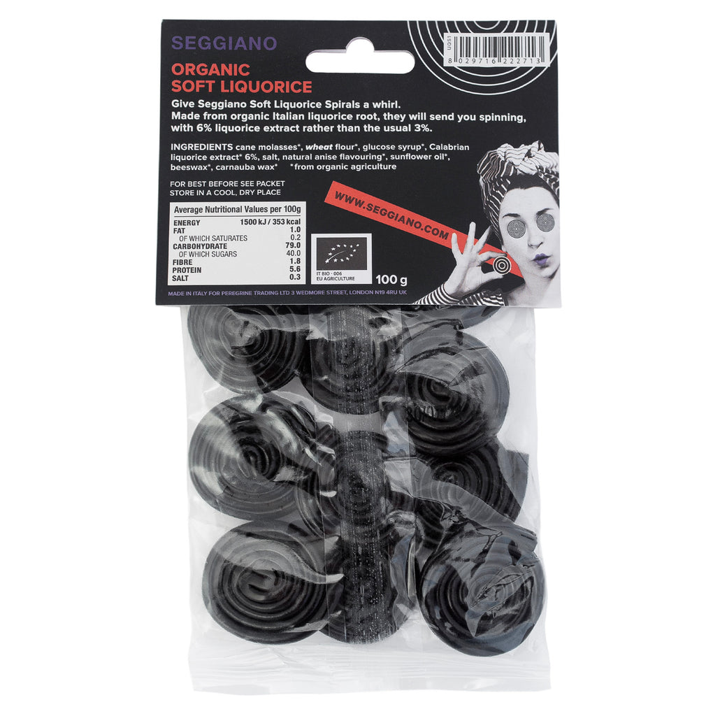 Seggiano Liquorice Spirals 100g