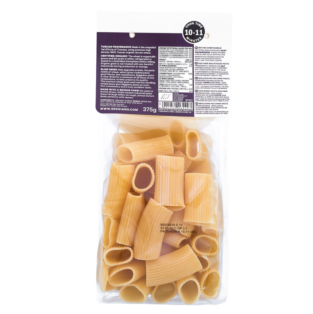 Seggiano Paccheri Organic Pasta 375g 375g