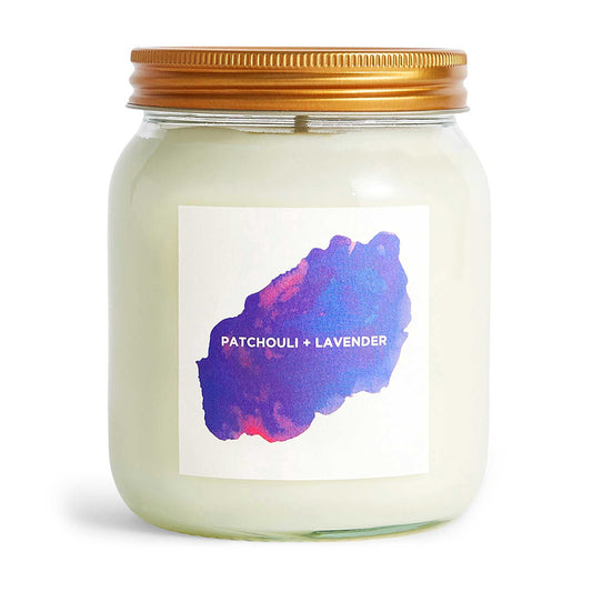 Self Care Co. Patchouli + Lavender Candle 300ml