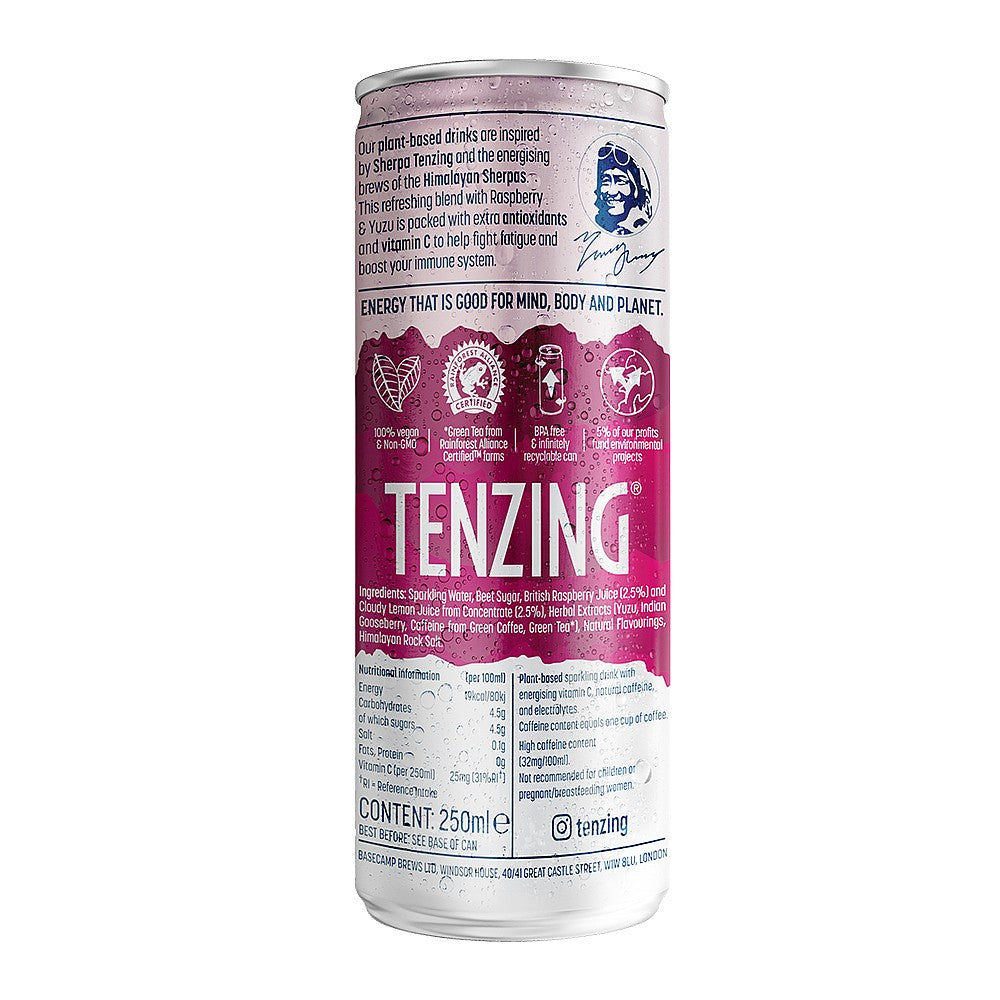 TENZING Natural Energy Raspberry & Yuzu 250ml