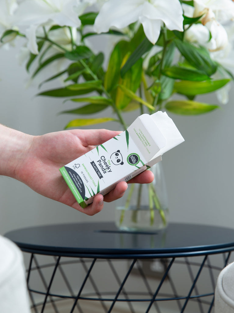 The Cheeky Panda Plastic Free Bamboo Pocket Tissues each