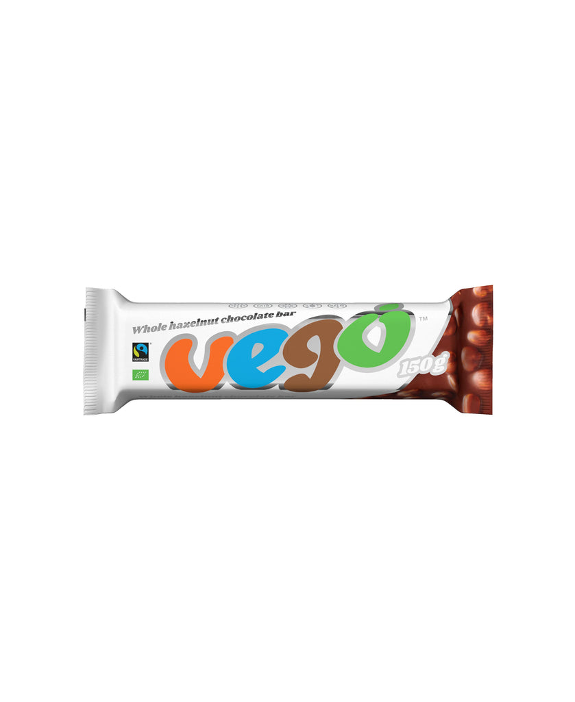 Vego Whole Hazelnut Chocolate Bar 150g