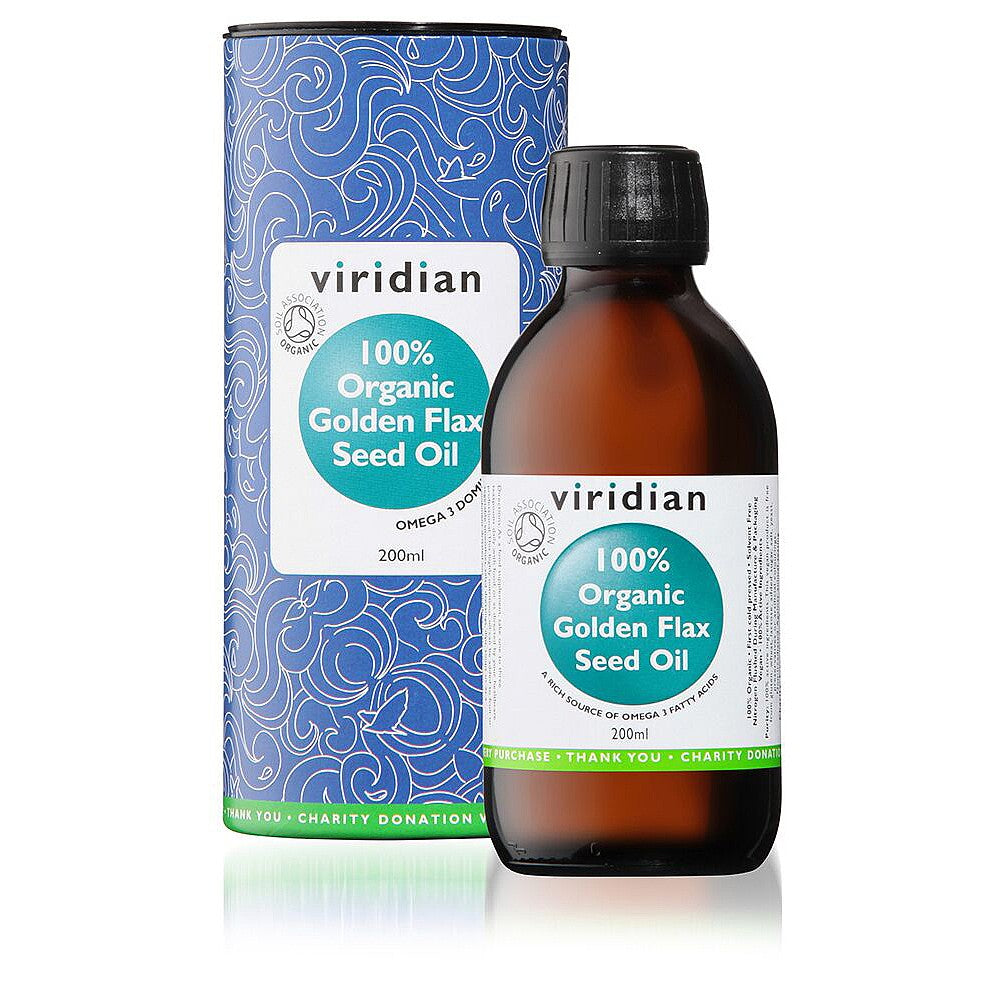 Viridian Golden Flaxseed Oil 200ml