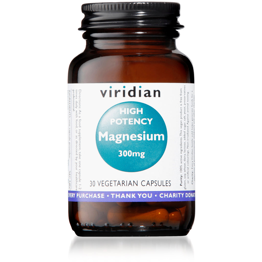 Viridian High Potency Magnesium 300mg 30 Caps