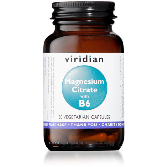 Viridian Magnesium Citrate With B6 30 caps