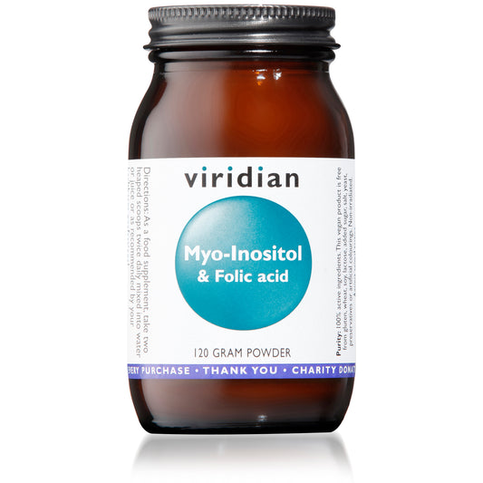 Viridian Myo Inositol with Folic Acid Powder 120g