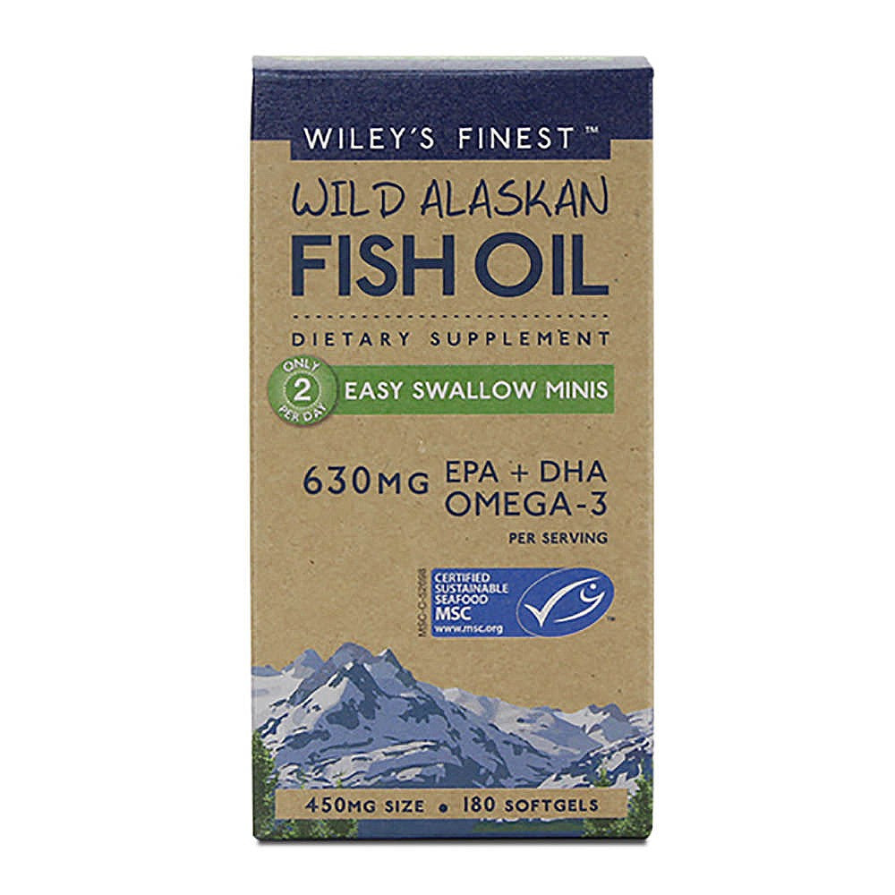 Wiley's Finest Easy Swallow Mini EPA & DHA Omega-3 180 caps