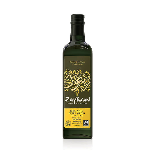 Zaytoun Palestinian Extra Virgin Olive Oil (Fair Trade) 750ml